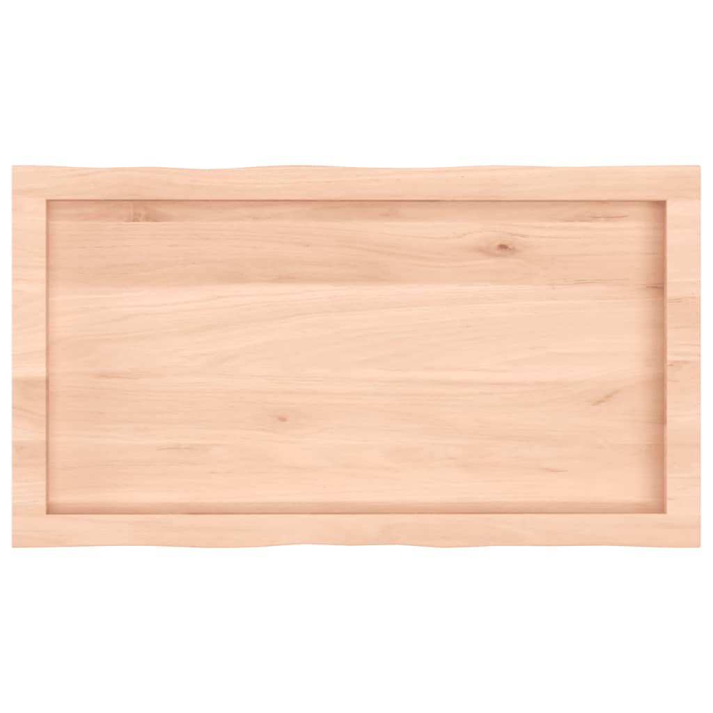 lauaplaat, 80 x 40 x (2-6) cm, täispuit, naturaalsed servad