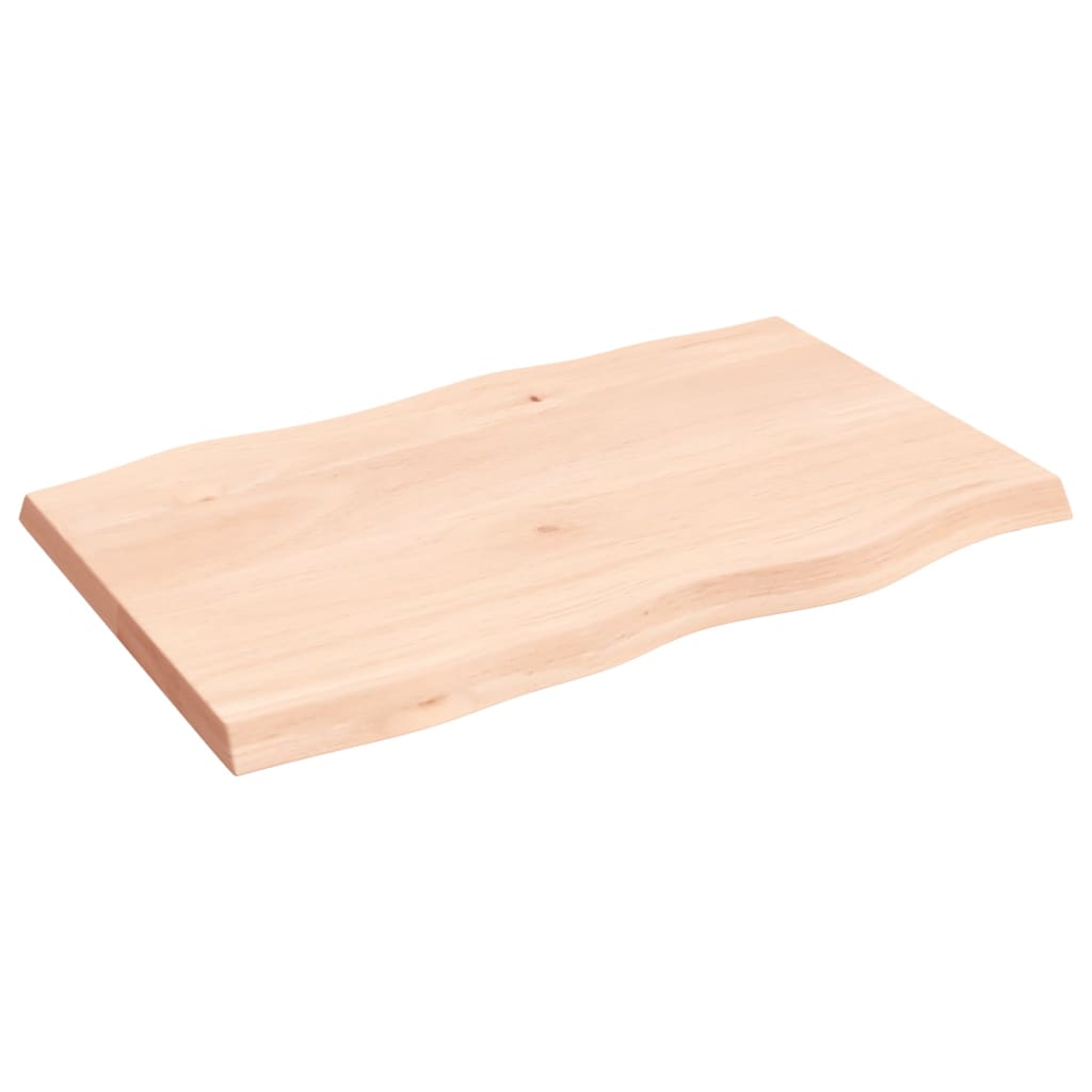 lauaplaat, 80 x 50 x (2-4) cm, täispuit, naturaalsed servad