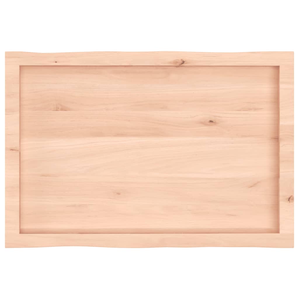 lauaplaat, 80 x 50 x (2-4) cm, täispuit, naturaalsed servad