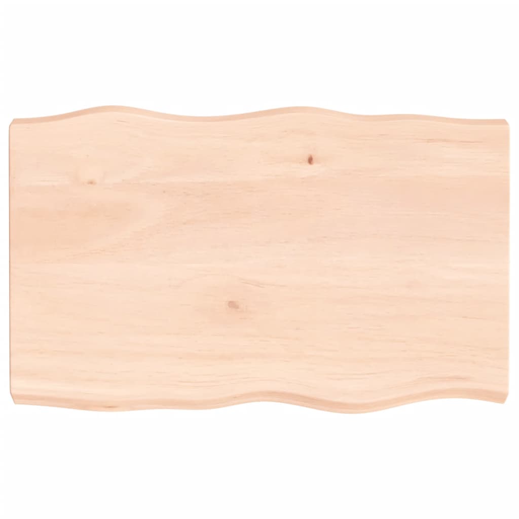 lauaplaat, 80 x 50 x (2-6) cm, täispuit, naturaalsed servad