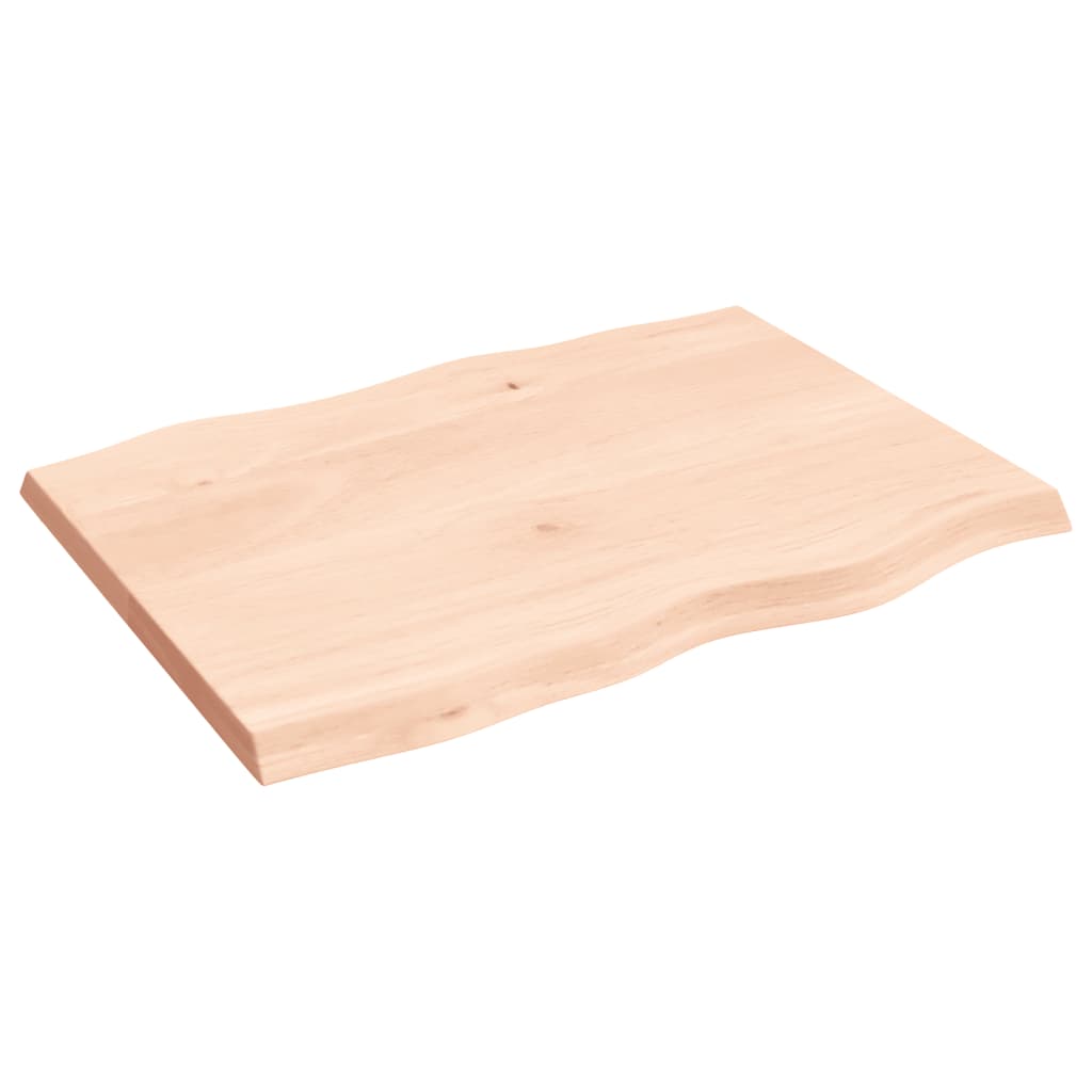 lauaplaat, 80 x 60 x (2-4) cm, täispuit, naturaalsed servad