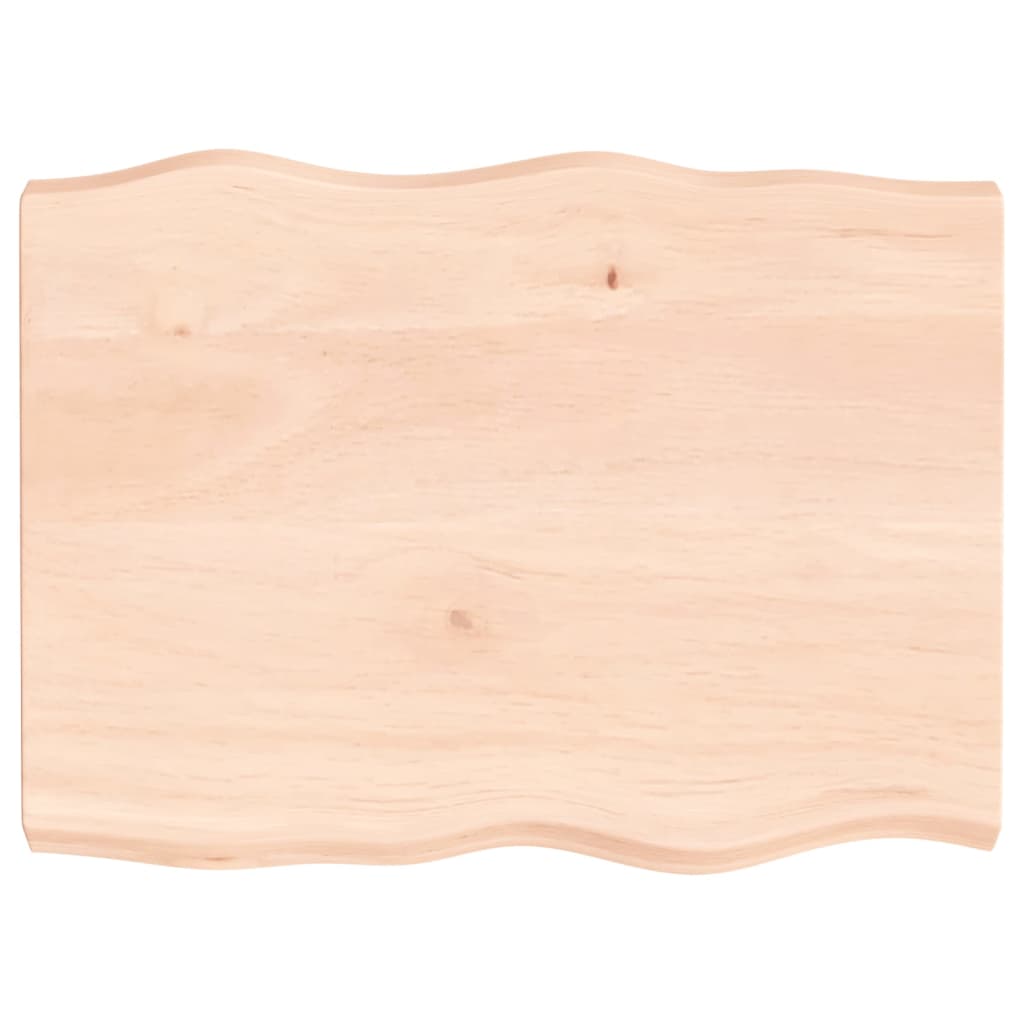 lauaplaat, 80 x 60 x (2-6) cm, täispuit, naturaalsed servad