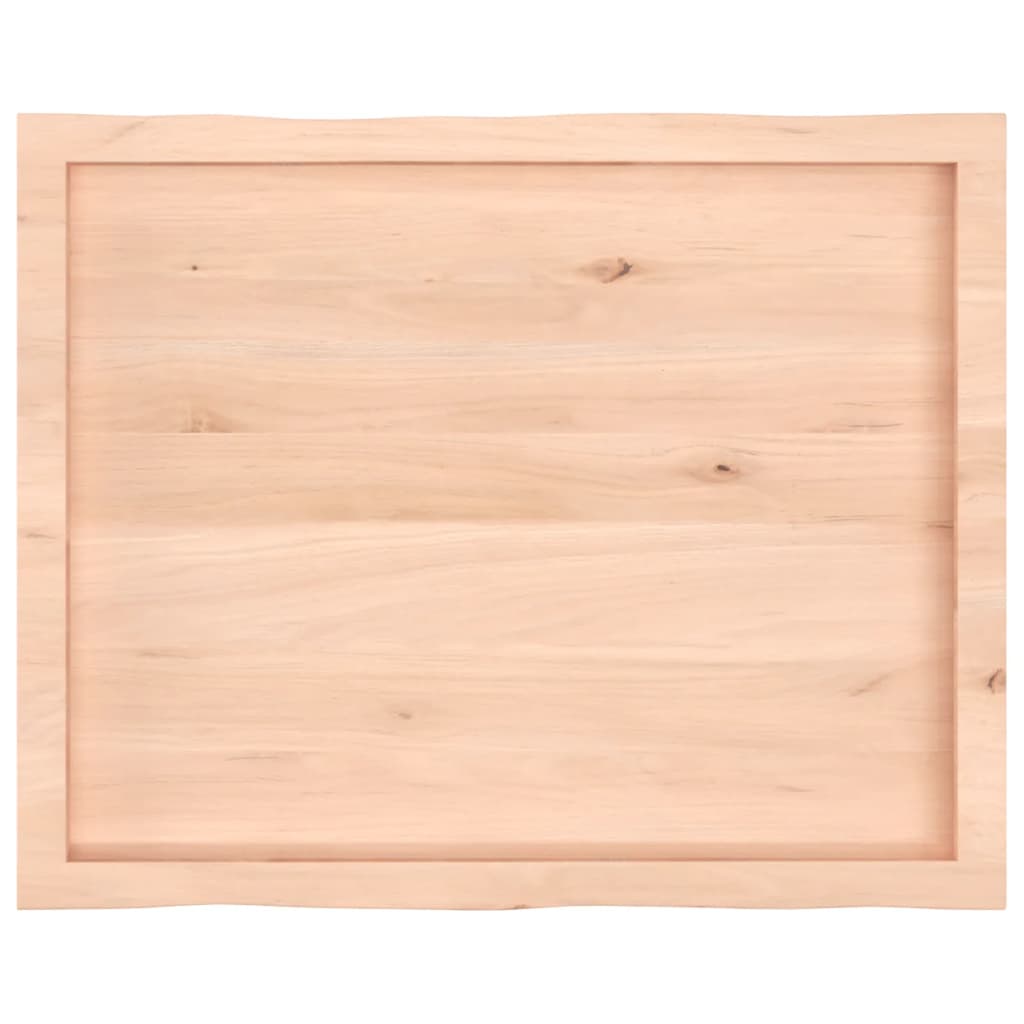 lauaplaat, 80 x 60 x (2-6) cm, täispuit, naturaalsed servad