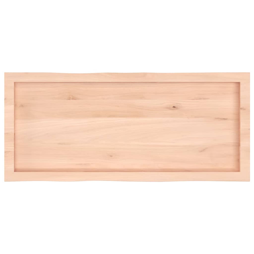 lauaplaat, 100 x 40 x (2-4) cm, täispuit, naturaalsed servad