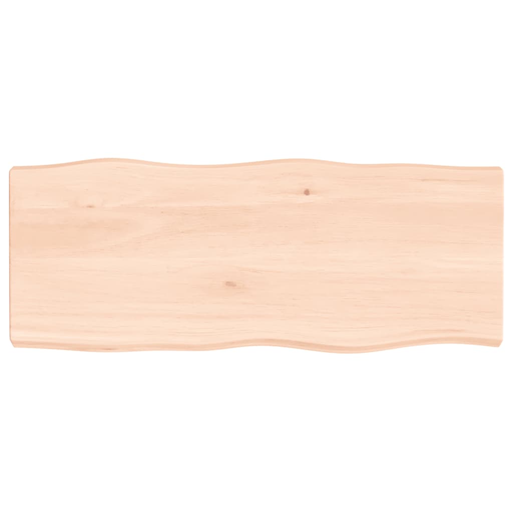 lauaplaat, 100 x 40 x (2-6) cm, täispuit, naturaalsed servad