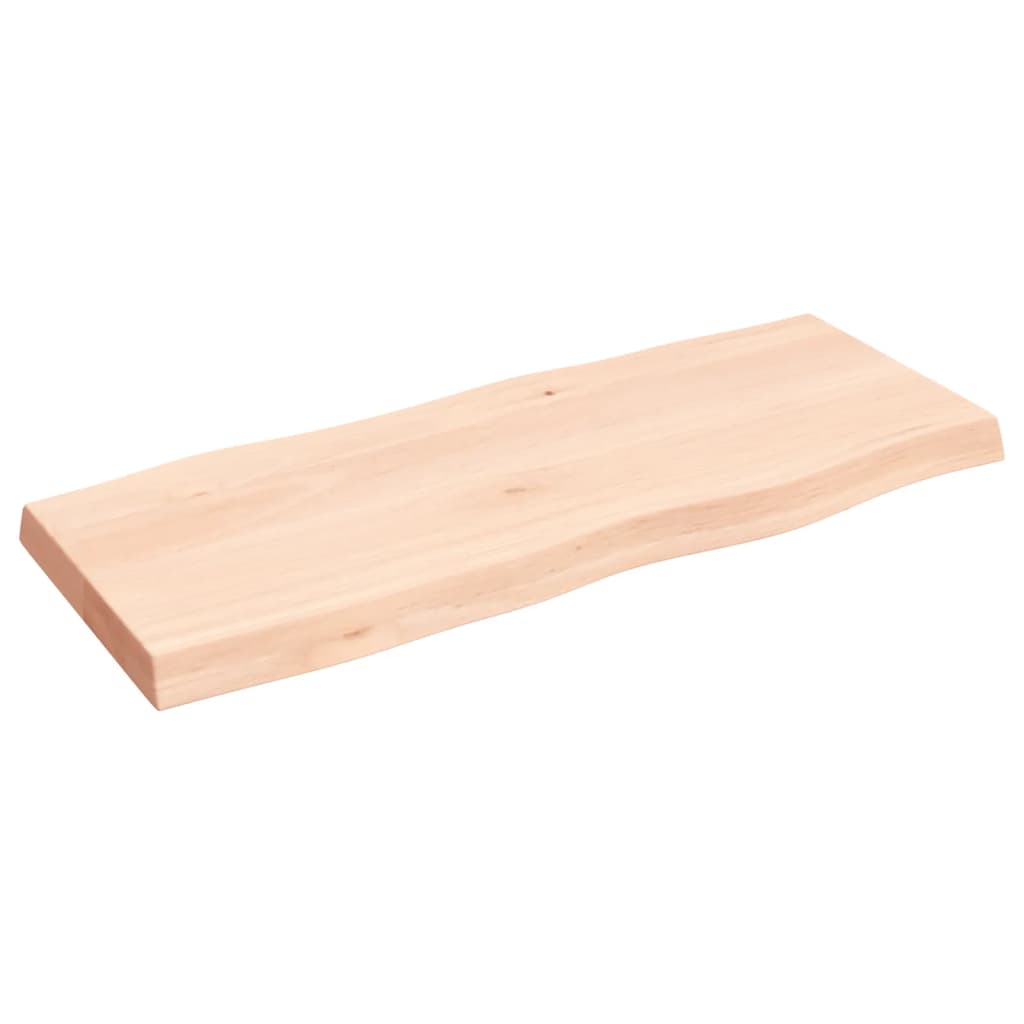 lauaplaat, 100 x 40 x (2-6) cm, täispuit, naturaalsed servad