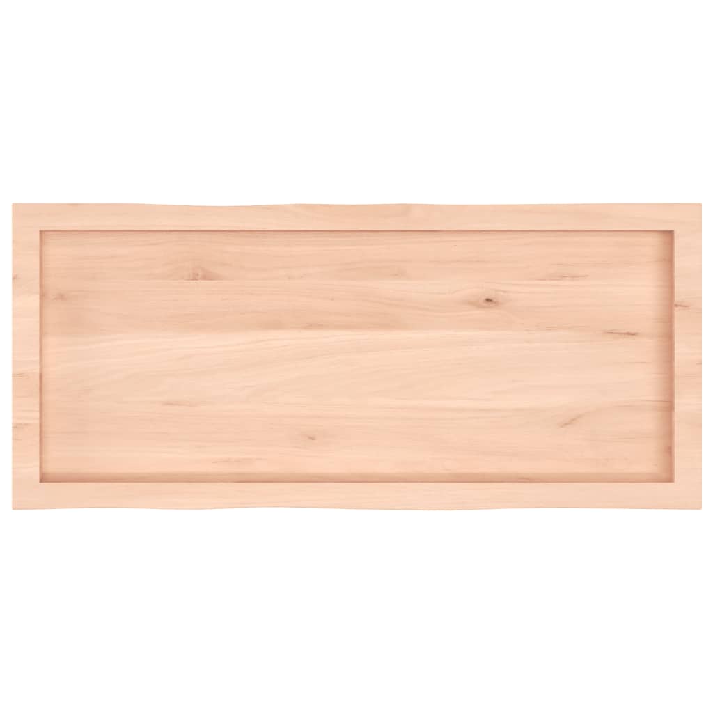 lauaplaat, 100 x 40 x (2-6) cm, täispuit, naturaalsed servad