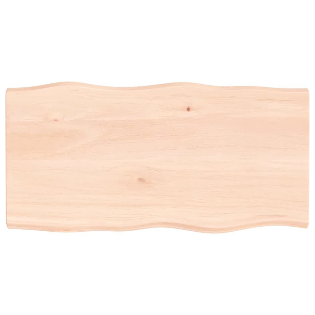 lauaplaat, 100 x 50 x (2-4) cm, täispuit, naturaalsed servad