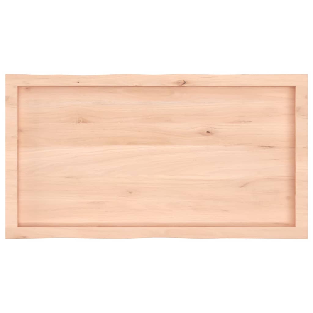 lauaplaat, 100 x 50 x (2-4) cm, täispuit, naturaalsed servad