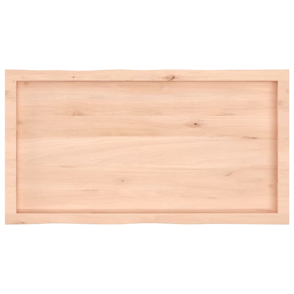 lauaplaat, 100 x 50 x (2-6) cm, täispuit, naturaalsed servad