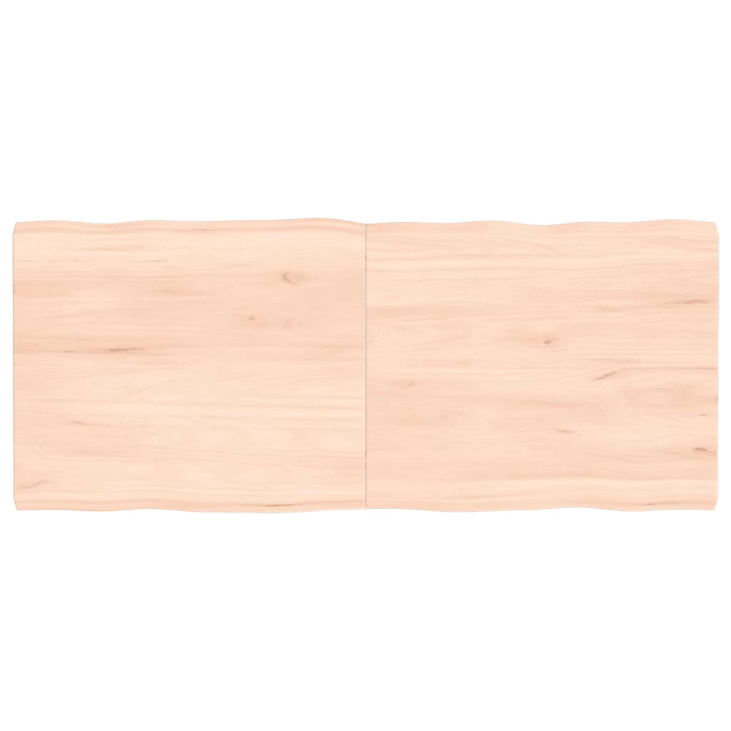 lauaplaat, 120 x 50 x (2-4) cm, täispuit, naturaalsed servad