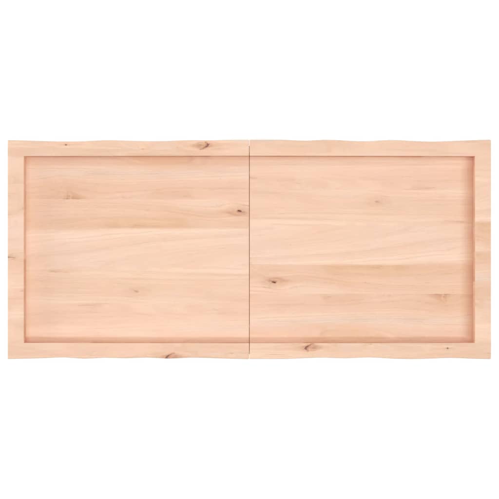 lauaplaat, 120 x 50 x (2-4) cm, täispuit, naturaalsed servad