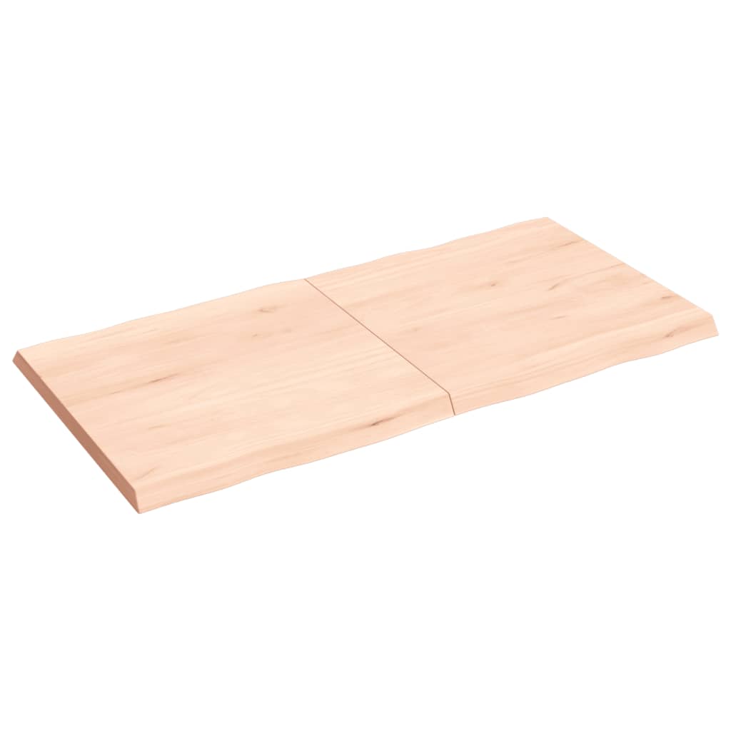 lauaplaat, 120 x 60 x (2-4) cm, täispuit, naturaalsed servad