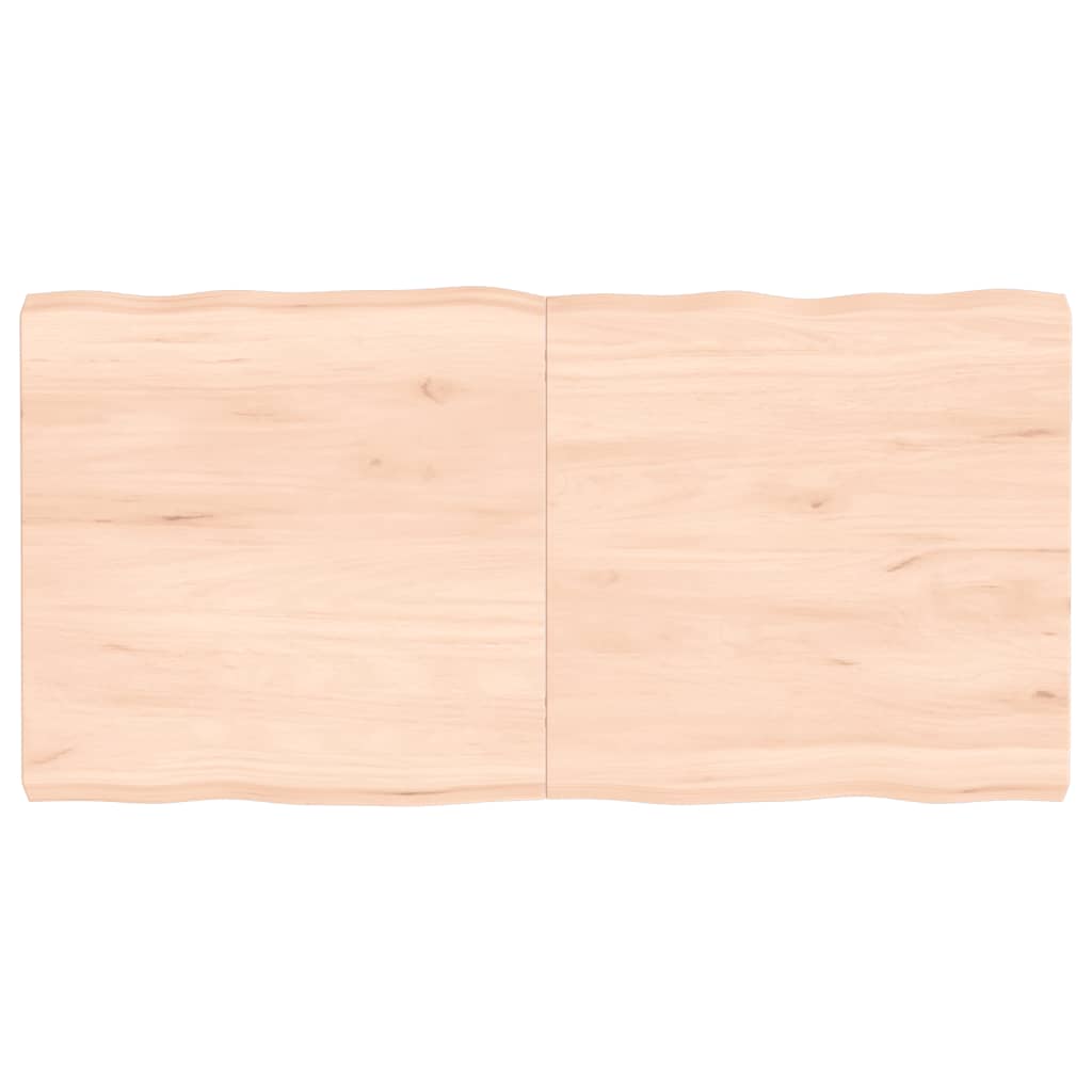 lauaplaat, 120 x 60 x (2-6) cm, täispuit, naturaalsed servad