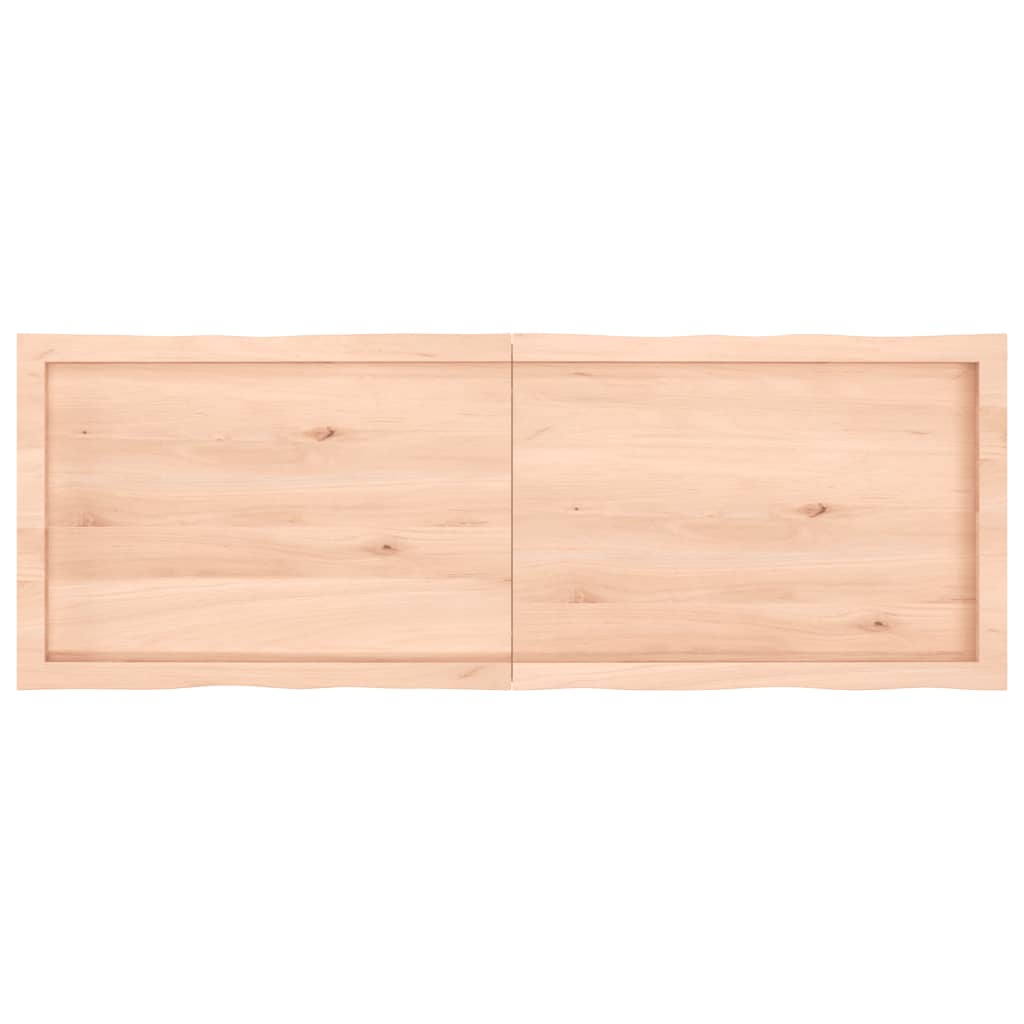 lauaplaat, 140 x 50 x (2-4) cm, täispuit, naturaalsed servad