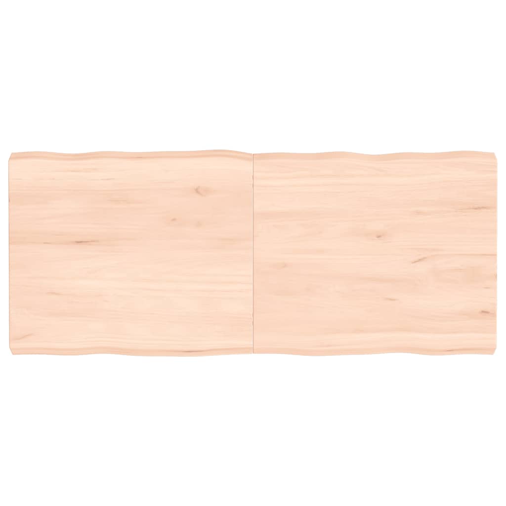 lauaplaat, 140 x 60 x (2-6) cm, täispuit, naturaalsed servad