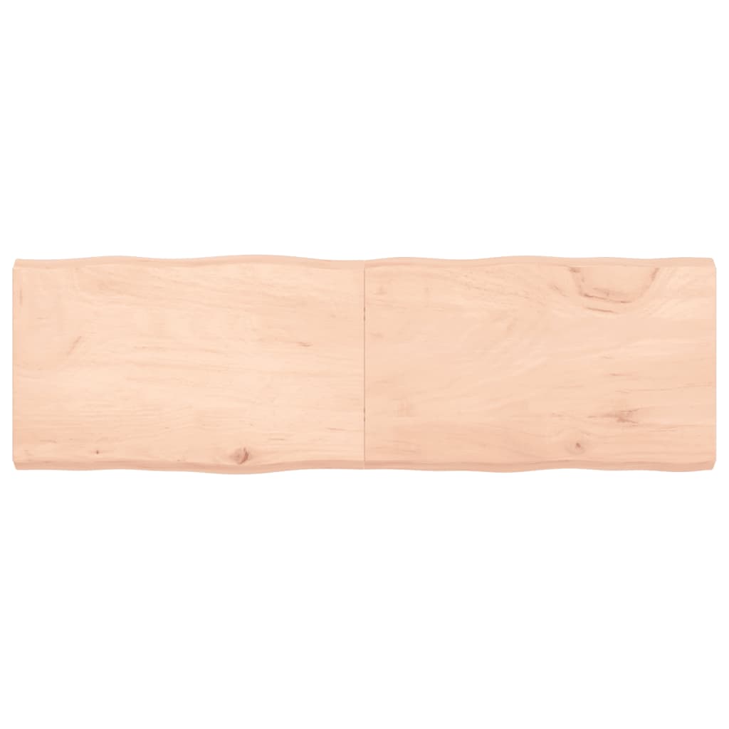 lauaplaat, 160 x 50 x (2-6) cm, täispuit, naturaalsed servad