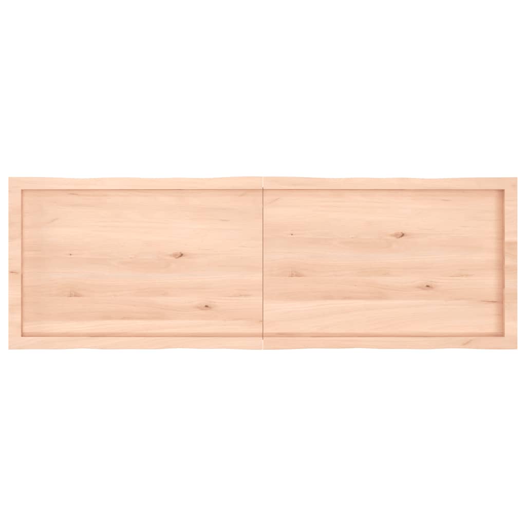 lauaplaat, 160 x 50 x (2-6) cm, täispuit, naturaalsed servad