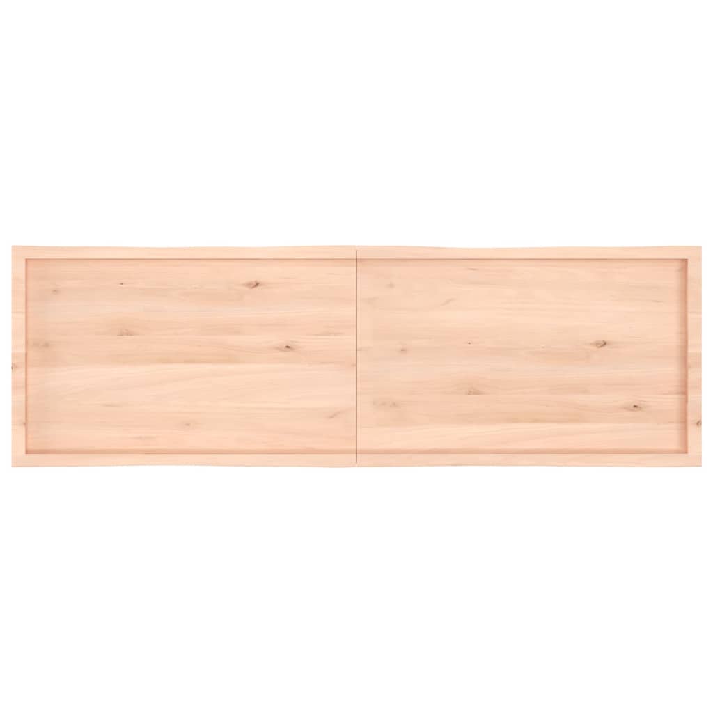 lauaplaat, 200 x 60 x (2-6) cm, täispuit, naturaalsed servad