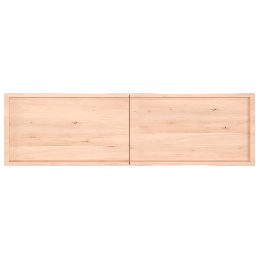 lauaplaat, 220 x 60 x (2-4) cm, täispuit, naturaalsed servad