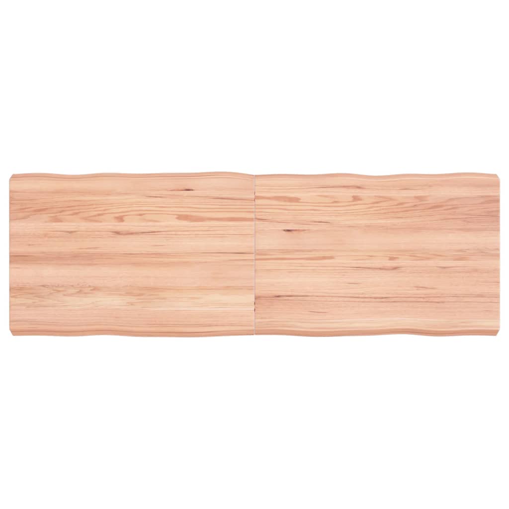 lauaplaat, helepruun, 120 x 40 x (2-6) cm, töödeldud täispuit