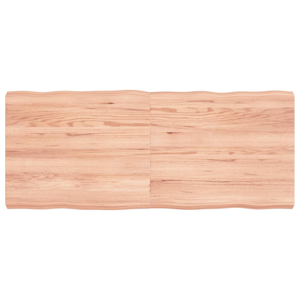 lauaplaat, helepruun, 120 x 50 x (2-6) cm, töödeldud täispuit