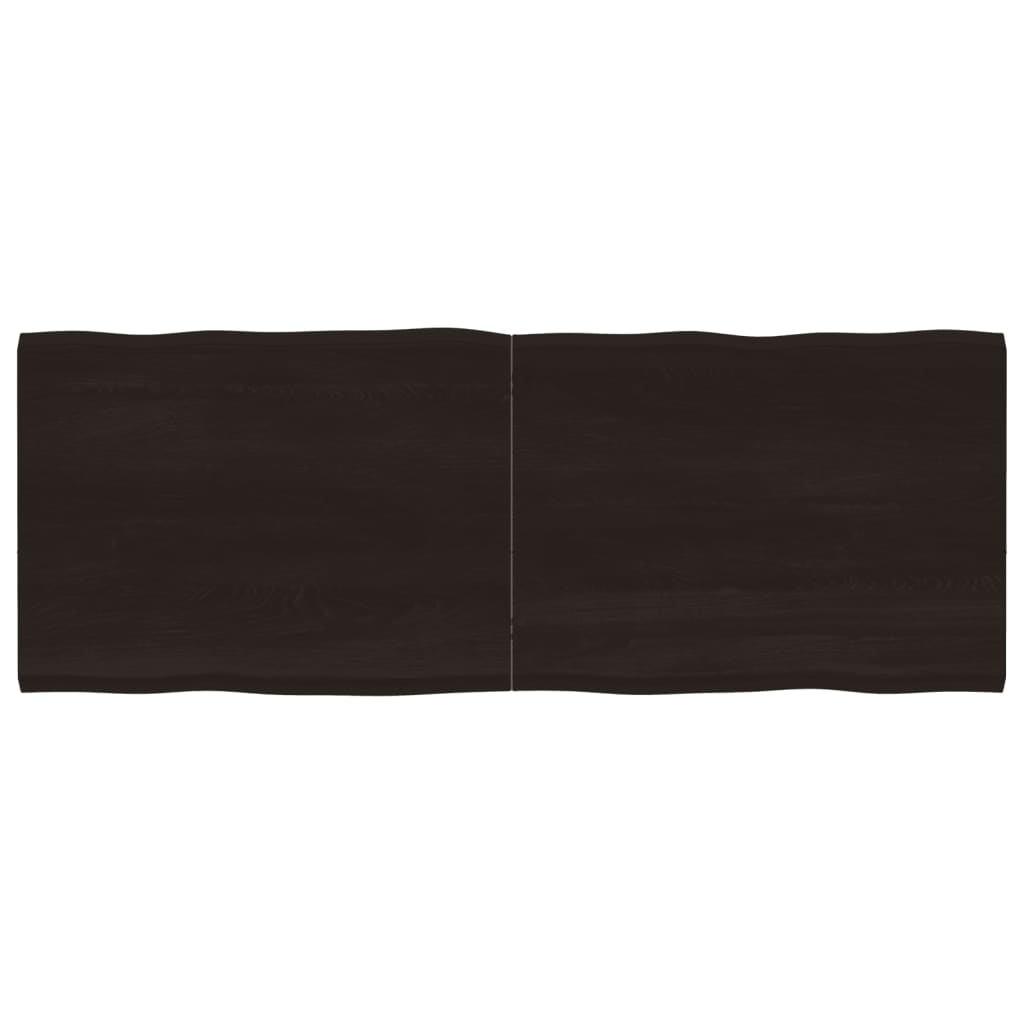 lauaplaat, tumepruun, 160 x 60 x (2-4) cm, töödeldud täispuit