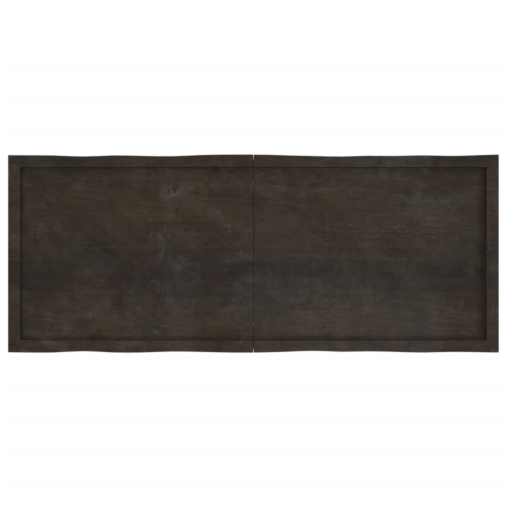 lauaplaat, tumepruun, 160 x 60 x (2-4) cm, töödeldud täispuit