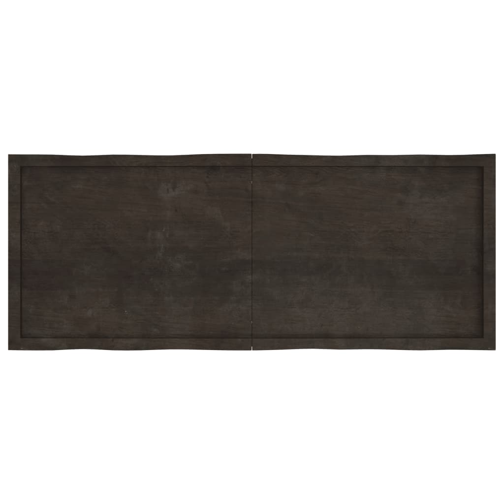 lauaplaat, tumepruun, 160x60x(2-6) cm, töödeldud täispuit