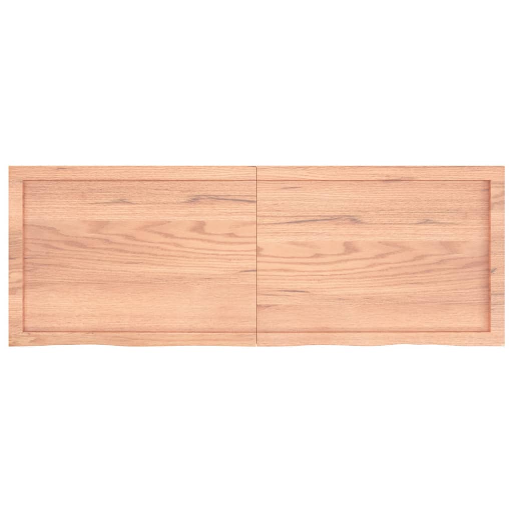 lauaplaat, helepruun, 140x50x(2-4) cm, töödeldud tammepuit