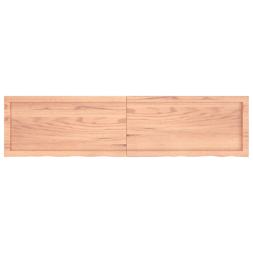 lauaplaat, helepruun, 160x40x(2-6) cm, töödeldud tammepuit