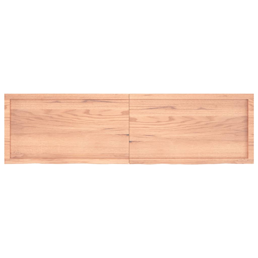 lauaplaat, helepruun, 180x50x(2-6) cm, töödeldud tammepuit