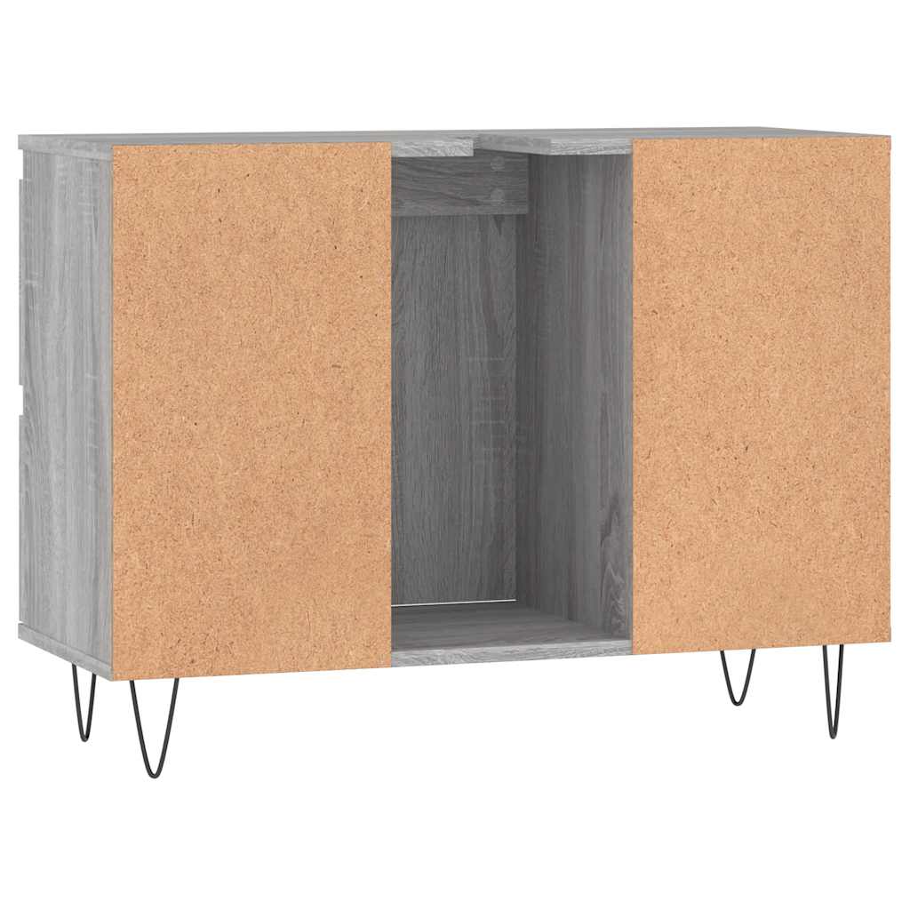 vannitoakapp, hall Sonoma tamm, 80 x 33 x 60 cm, tehispuit