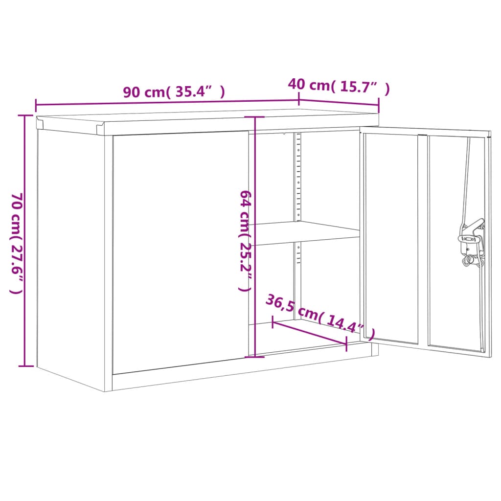 dokumendikapp, antratsiithall, 90 x 40 x 70 cm, teras