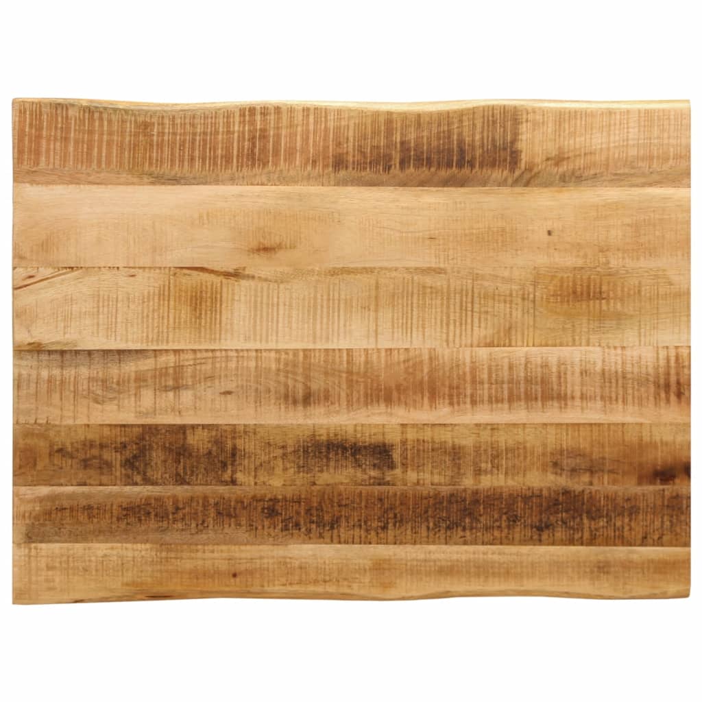 lauaplaat naturaalse servaga 90x60x3,8 cm töötlemata mangopuit