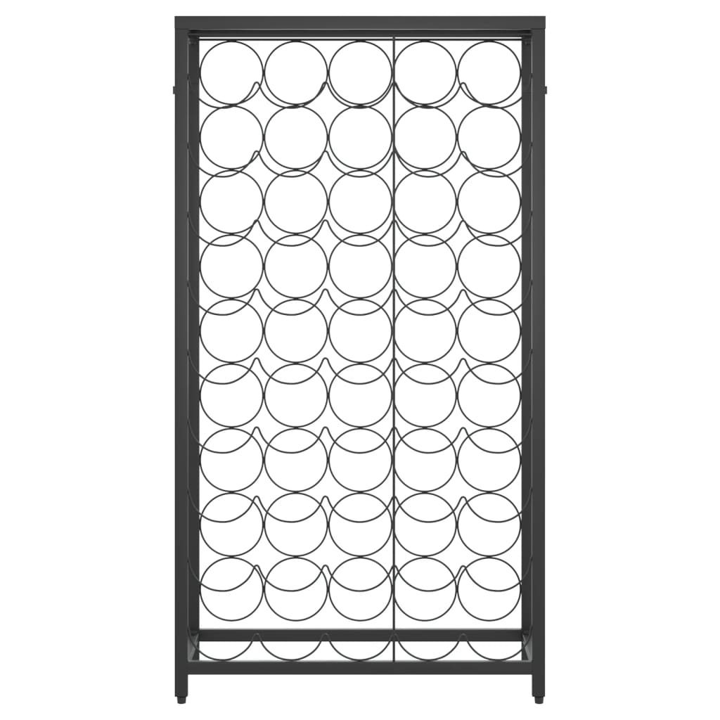 veiniriiul 45 pudelile, must, 54 x 18 x 100 cm, sepistatud raud