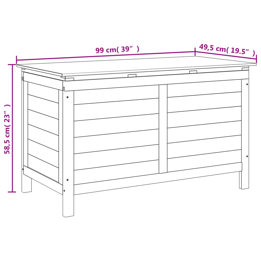 aia hoiukast, valge, 99 x 49,5 x 58,5 cm, nulupuit