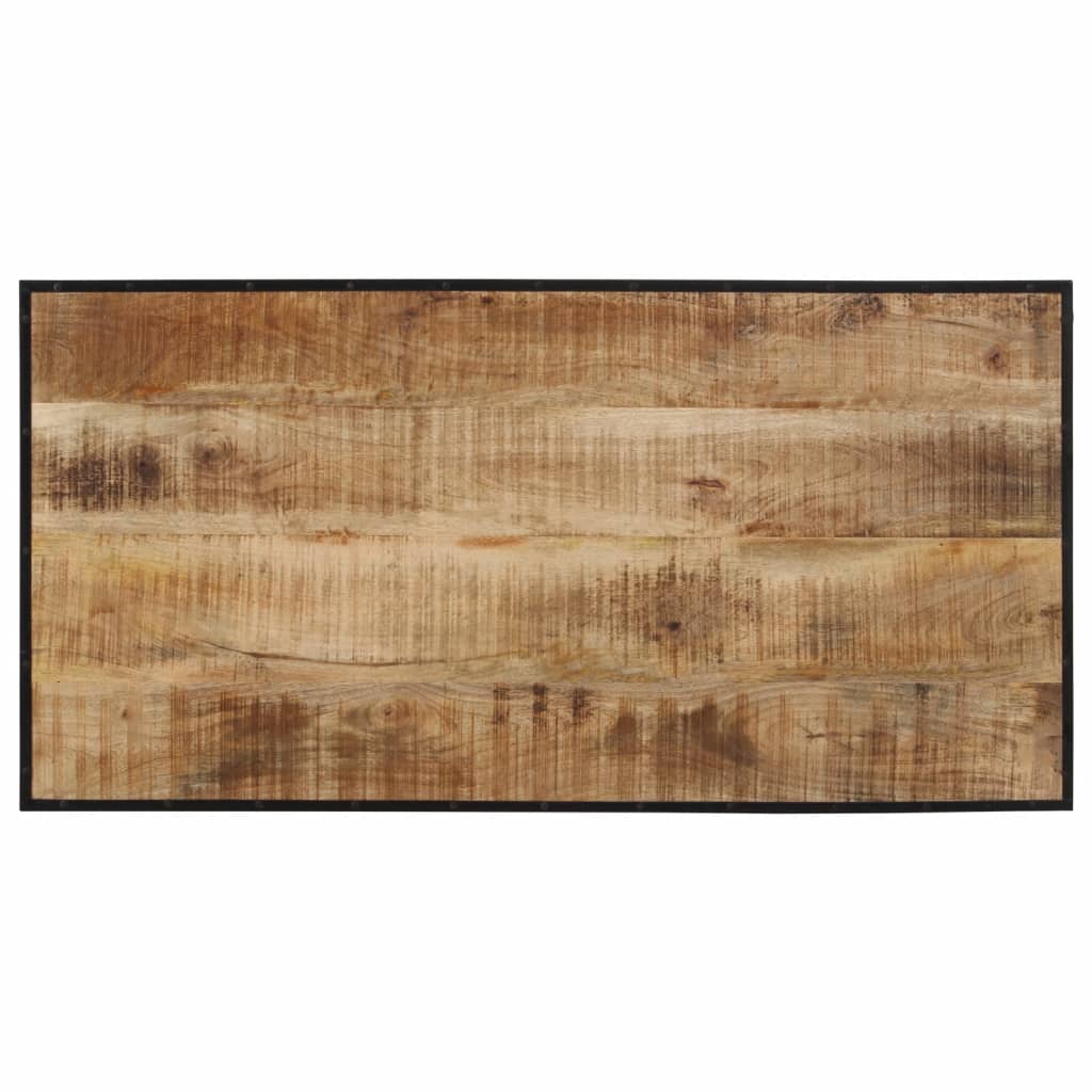 baarilaud, 110 x 55 x 107 cm, töötlemata mangopuit