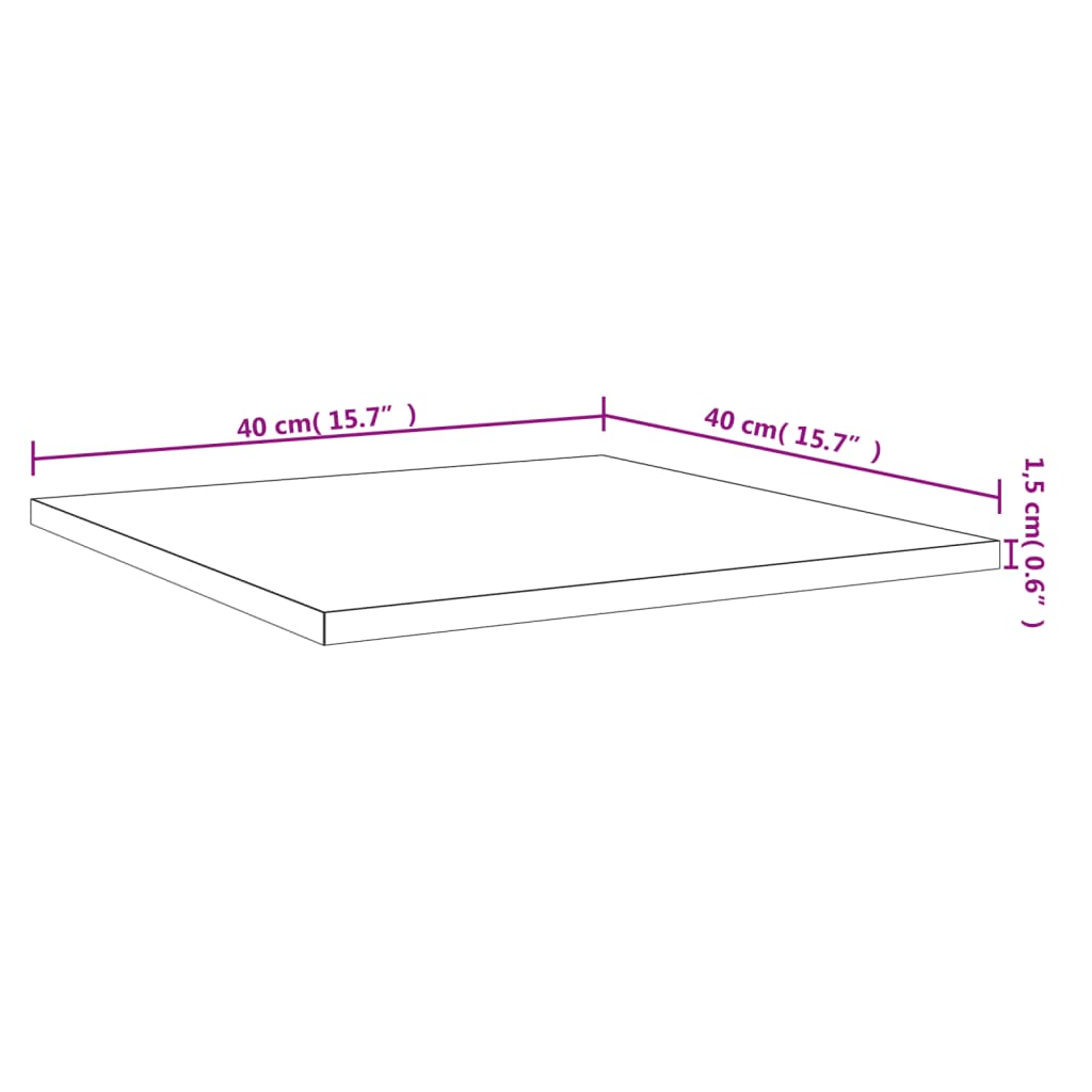 seinariiulid 4 tk, hall Sonoma tamm, 40x40x1,5 cm, tehispuit