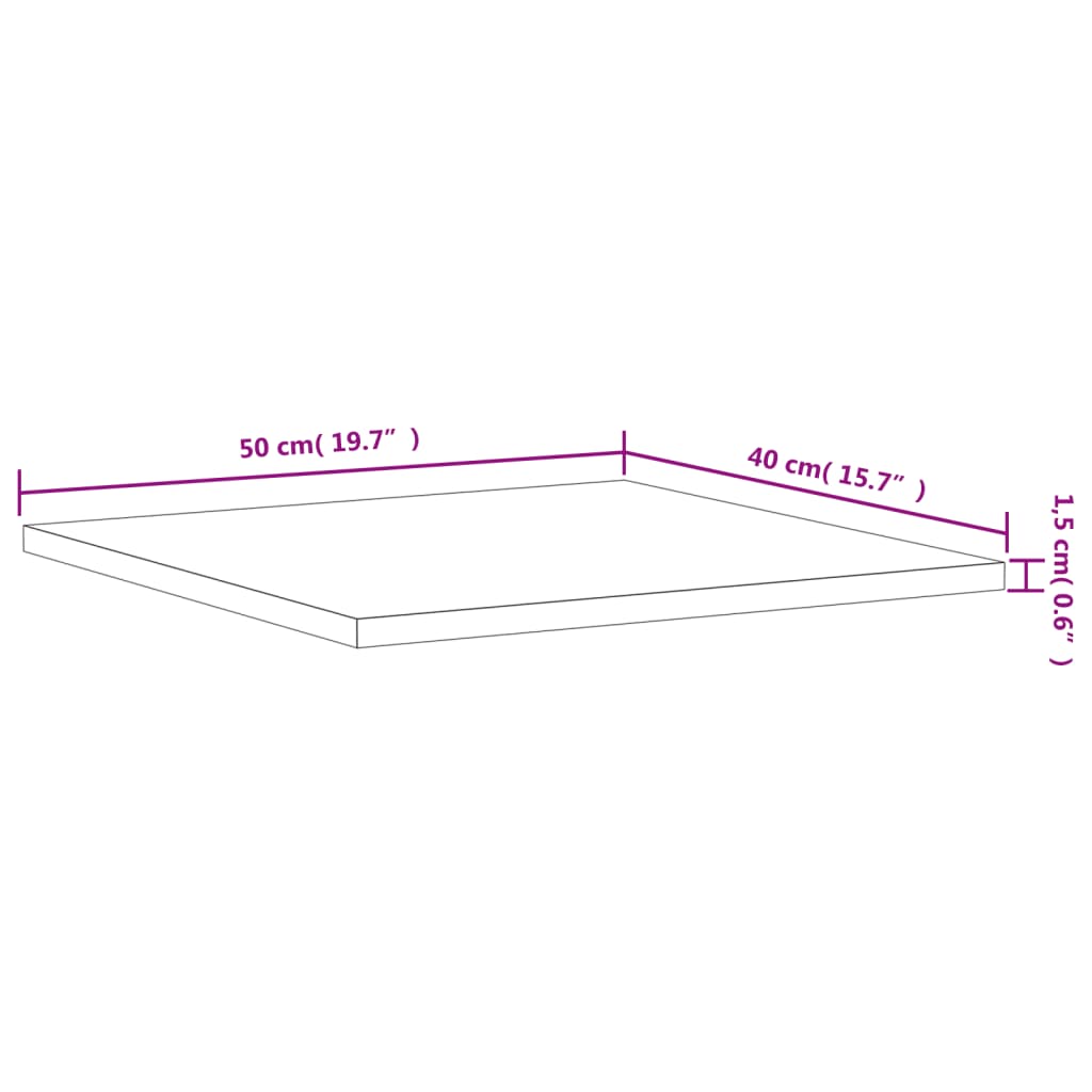 seinariiulid 4 tk, hall Sonoma tamm, 40x50x1,5 cm, tehispuit