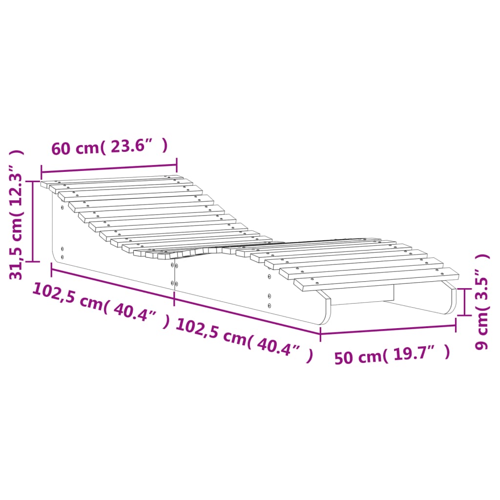 lamamistoolid 2 tk 205x60x31,5 cm männipuit