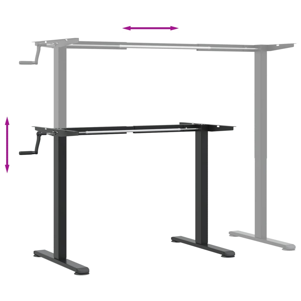 lauaraam, must, (94-135) x 60 x (70-114) cm, teras