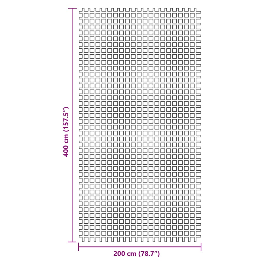 telgivaip, 4 x 2 m, antratsiithall