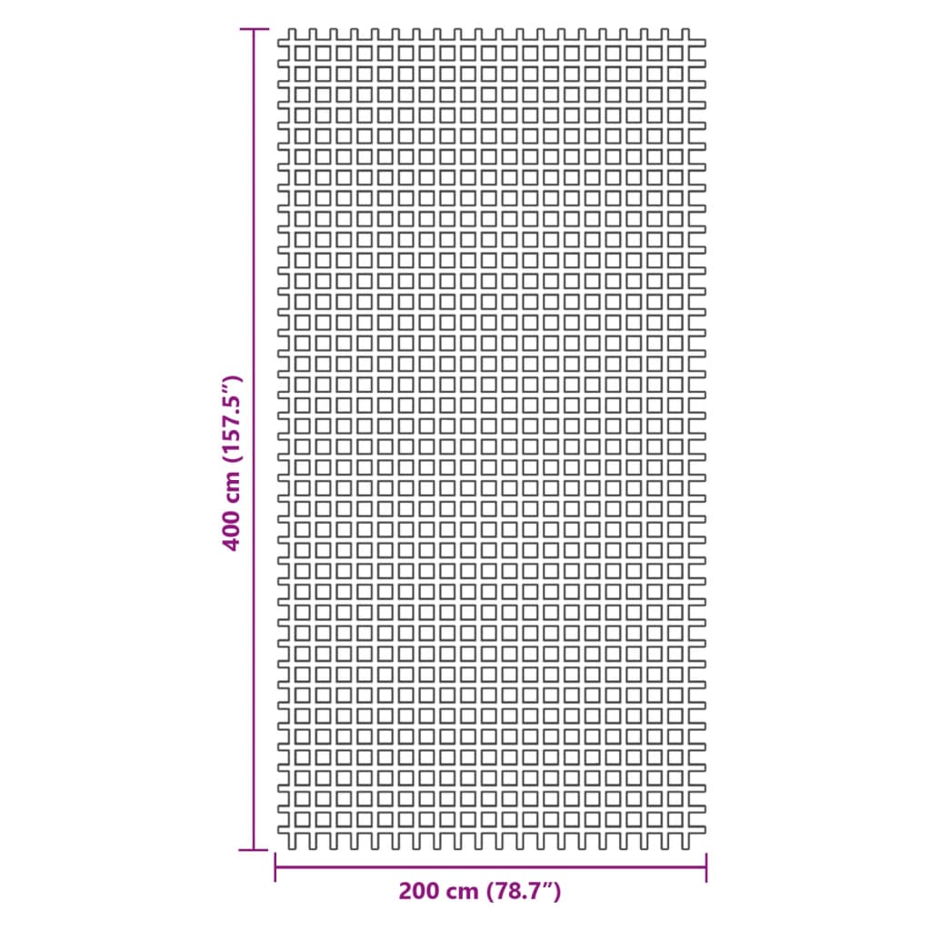 telgivaip, 4 x 2 m, sinine