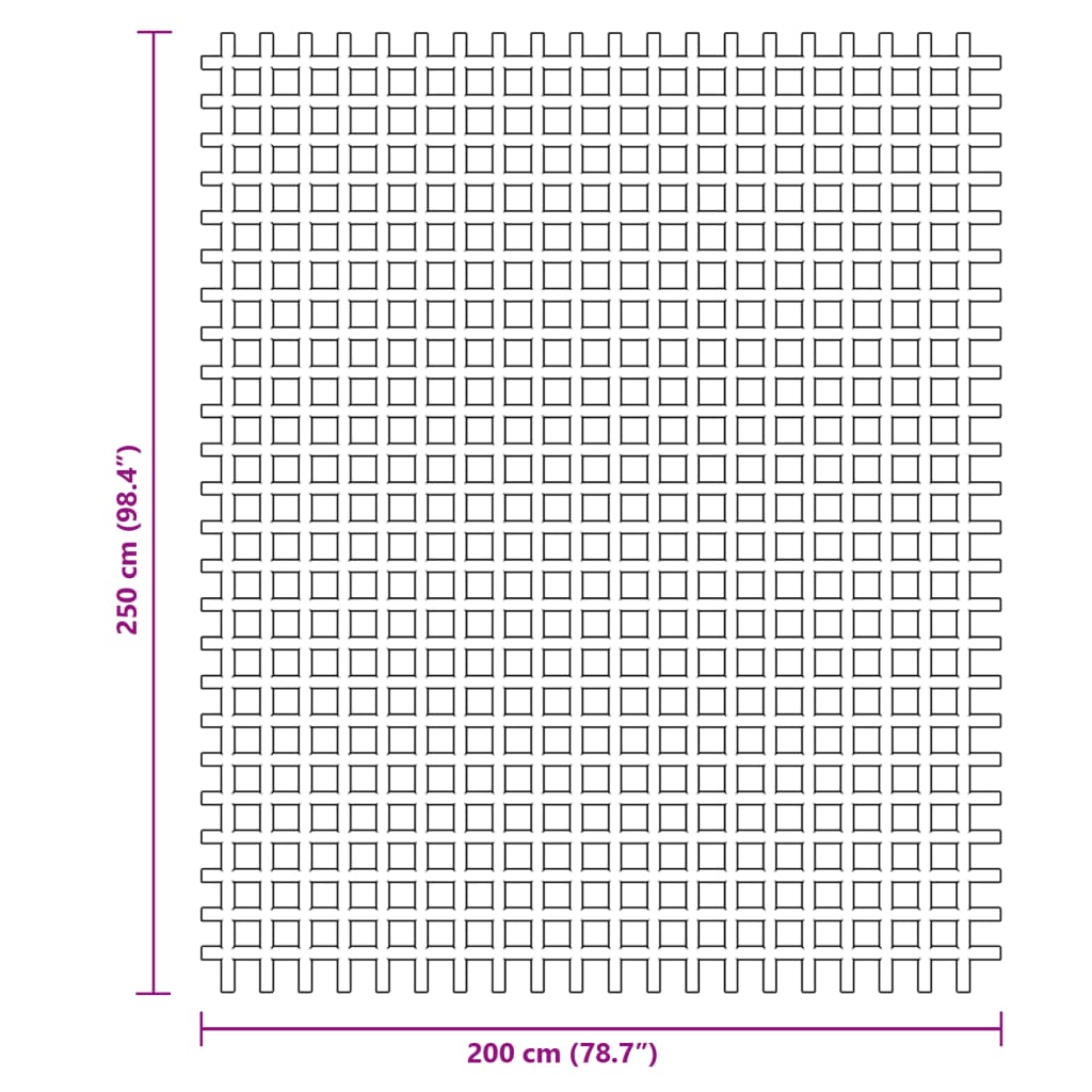 telgivaip, 2,5 x 2 m, sinine