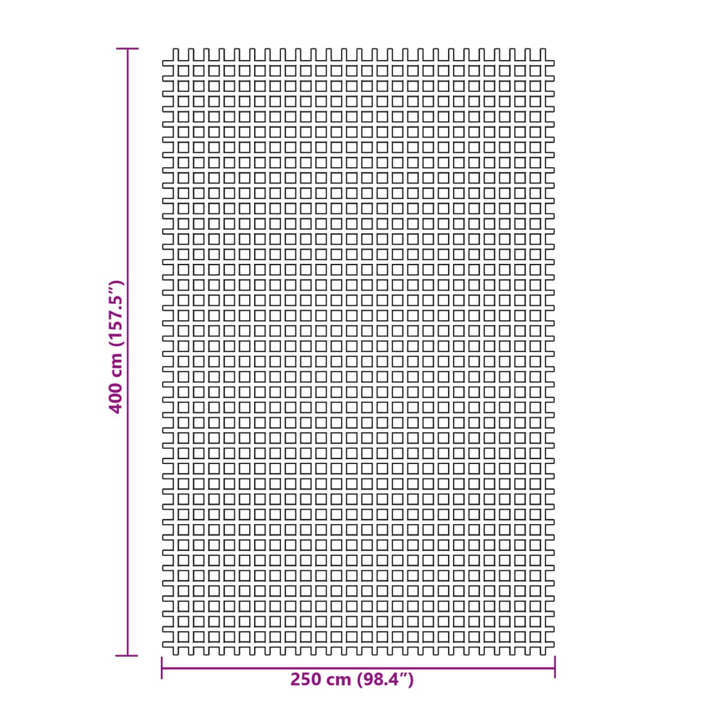 telgivaip, 4 x 2,5 m, sinine