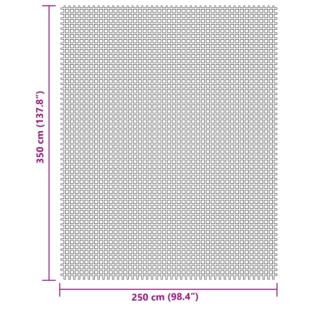 telgivaip, 3,5 x 2,5 m, kreemjas