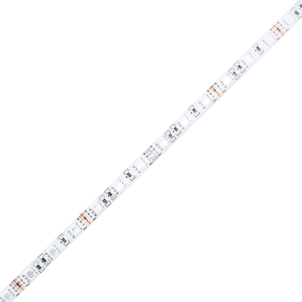 kohvilaud LED-tuledega, must, 70x53x30 cm