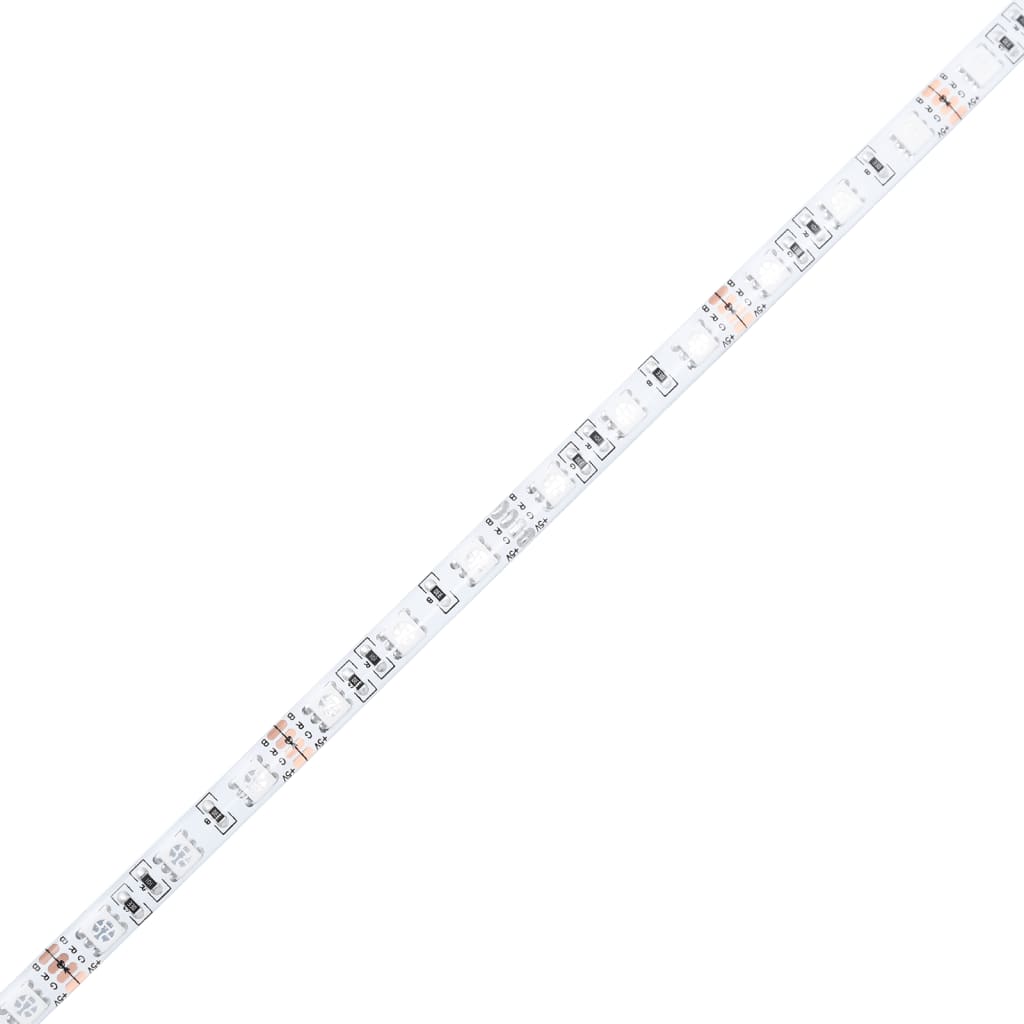 kohvilaud LED-tuledega, valge, 90x53x30 cm