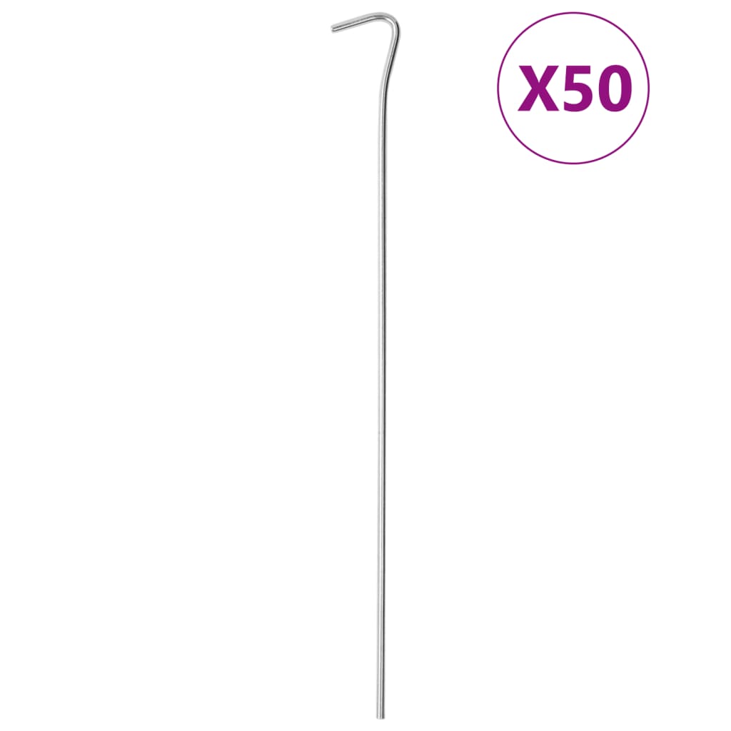 telgivaiad 50 tk, 30 cm Ø4 mm, tsingitud teras